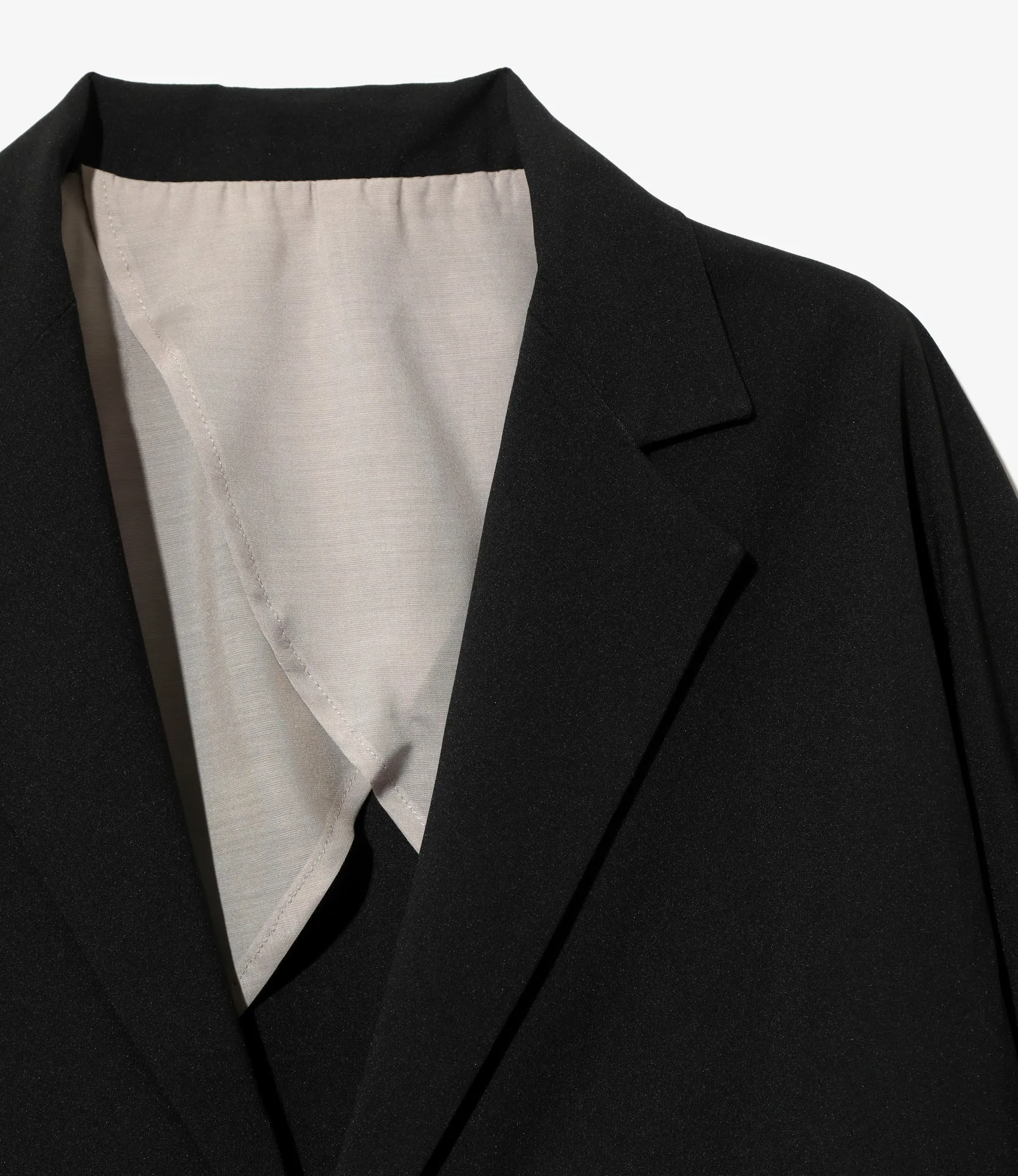 Miles Jacket – Black Polyester Cloth
