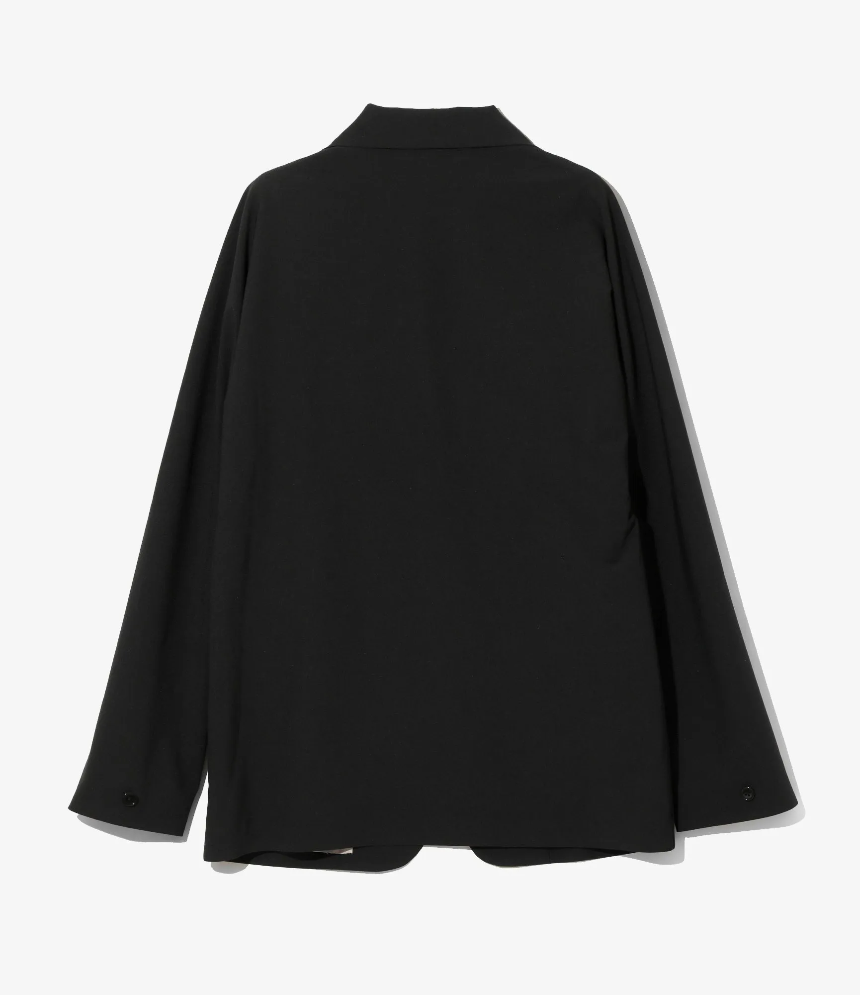 Miles Jacket – Black Polyester Cloth