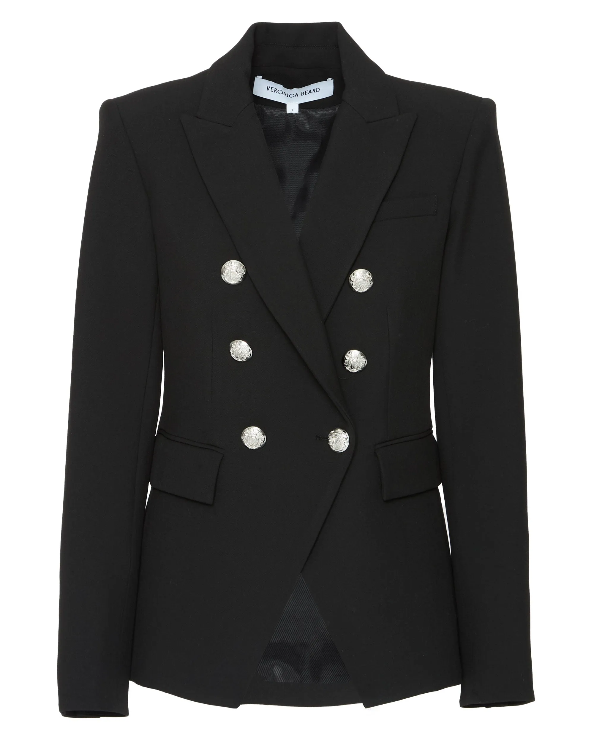 Miller Dickey Jacket in Black/Silver