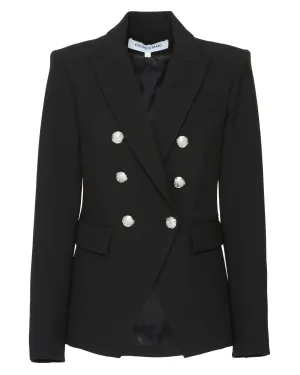 Miller Dickey Jacket in Black/Silver