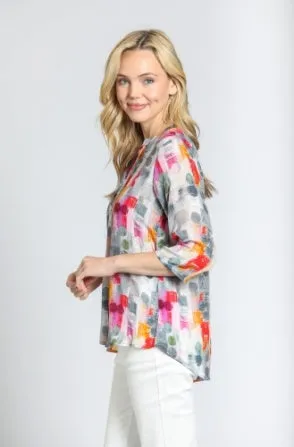 Multi Meaning V Blouse with Tassel