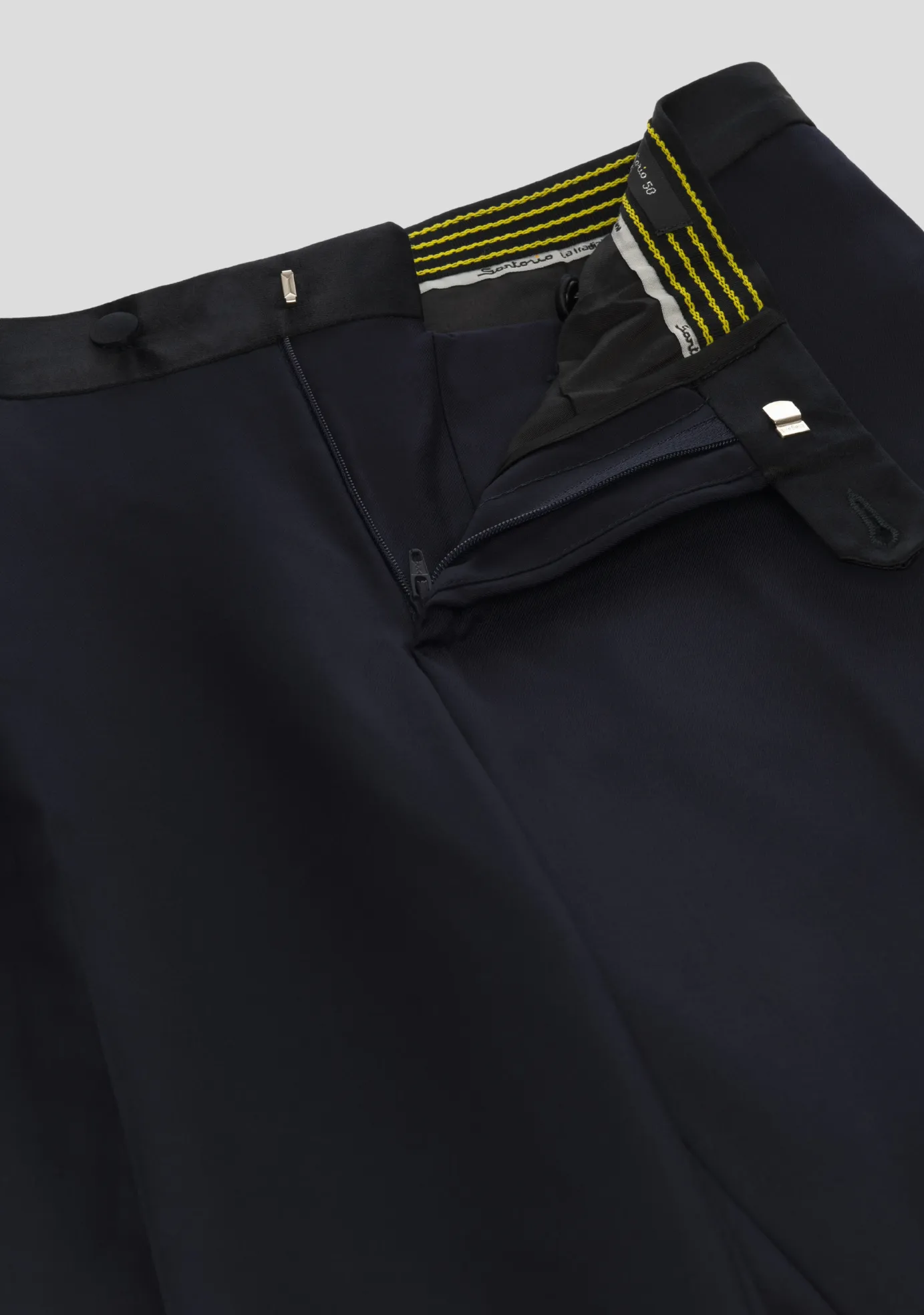 Navy Blue Tuxedo Trousers