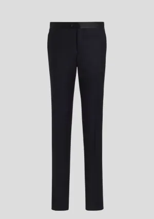 Navy Blue Tuxedo Trousers