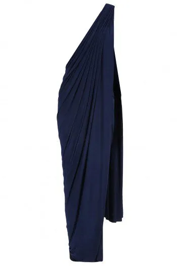 NAVY SARI DRAPE