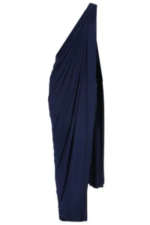 NAVY SARI DRAPE
