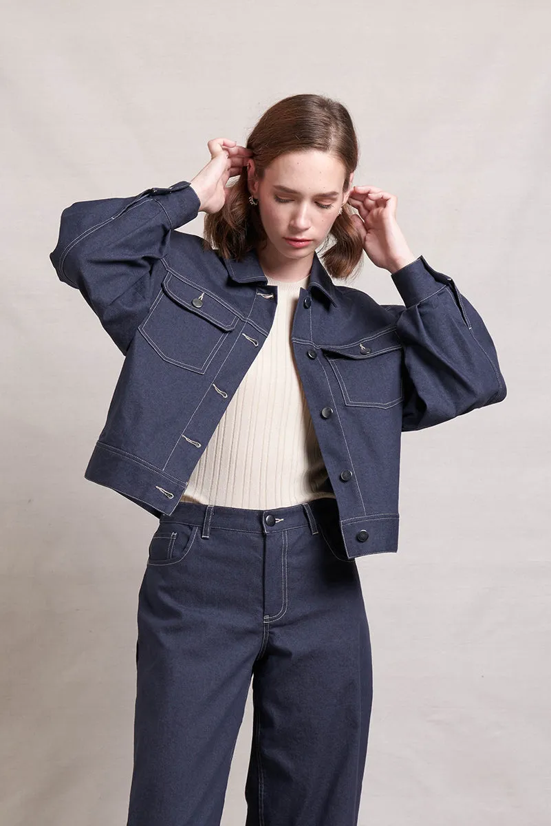 Neris Pump It Up Jacket | Indigo
