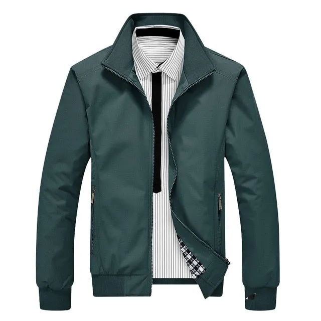 New Jacket Mens Fashion Casual Loose Mens Jacket Zipper Streetwear Bomber Jacket Mens and Coats  Jaqueta Masculina Plus Size 8XL