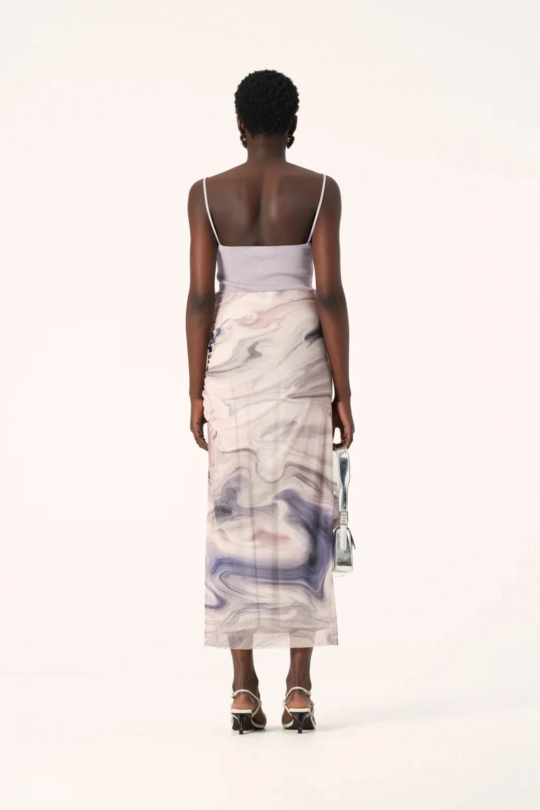 Nura Skirt | Orbit Print