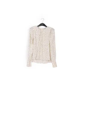 Off-white polka dot top
