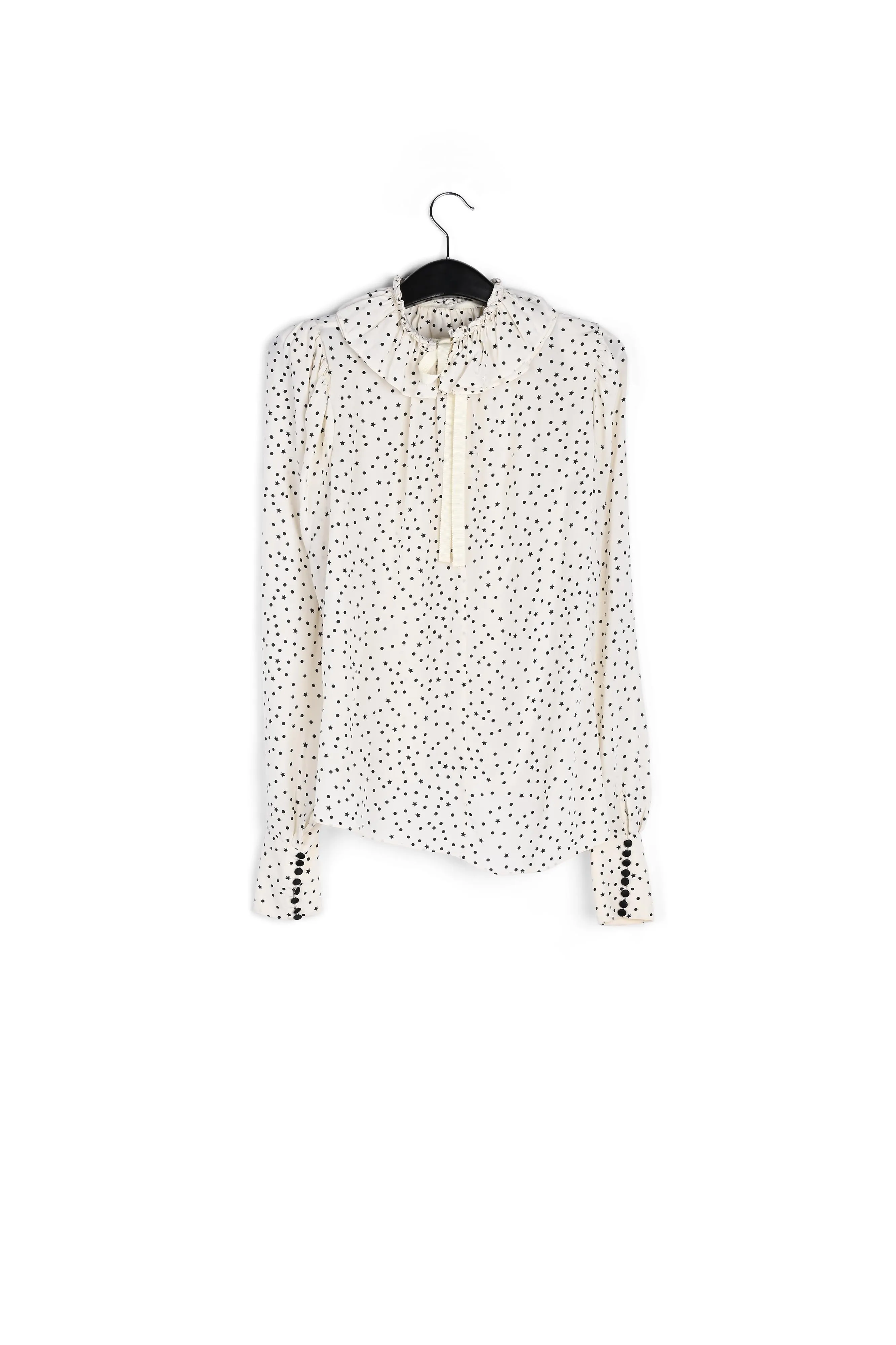 Off-white polka dot top