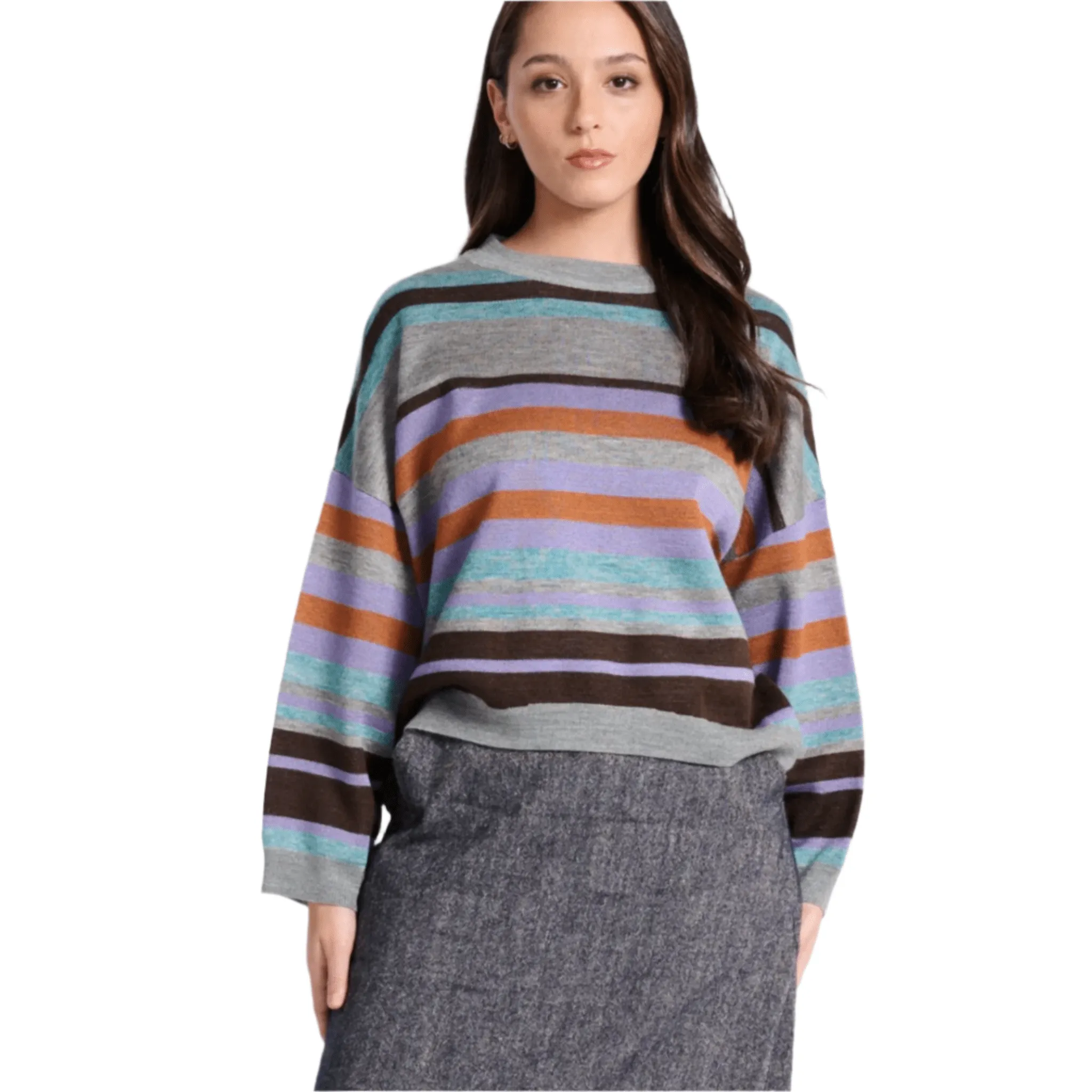 Olga De Polga Colorado Sweater Sea in Wool