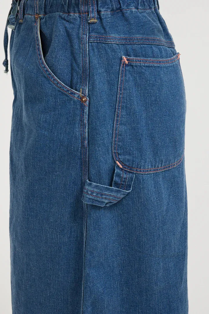 Painter's Denim Skirt - Denim Used