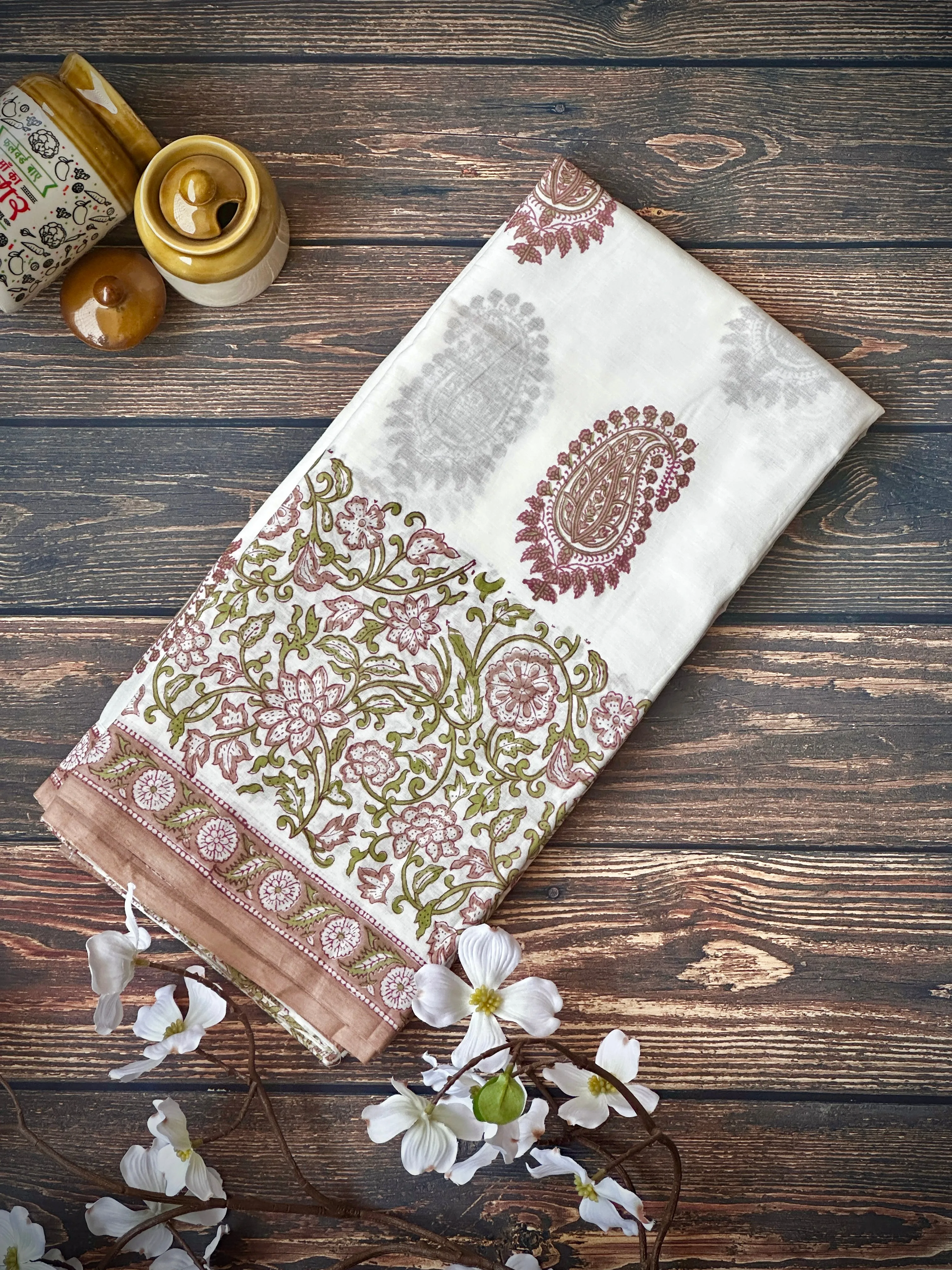 Paisley Symphony | Printed Practice Saree