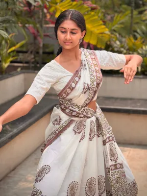 Paisley Symphony | Printed Practice Saree