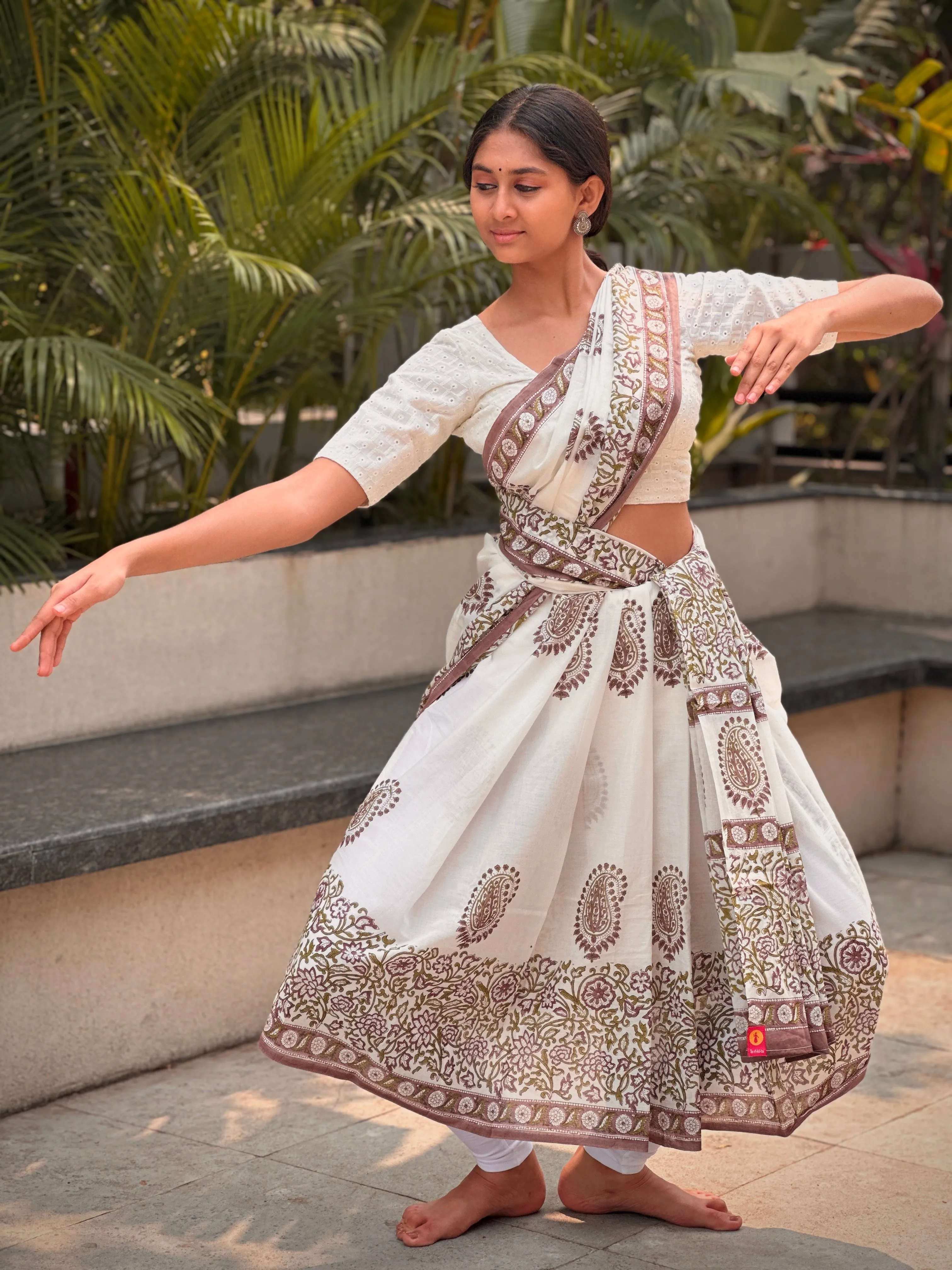 Paisley Symphony | Printed Practice Saree