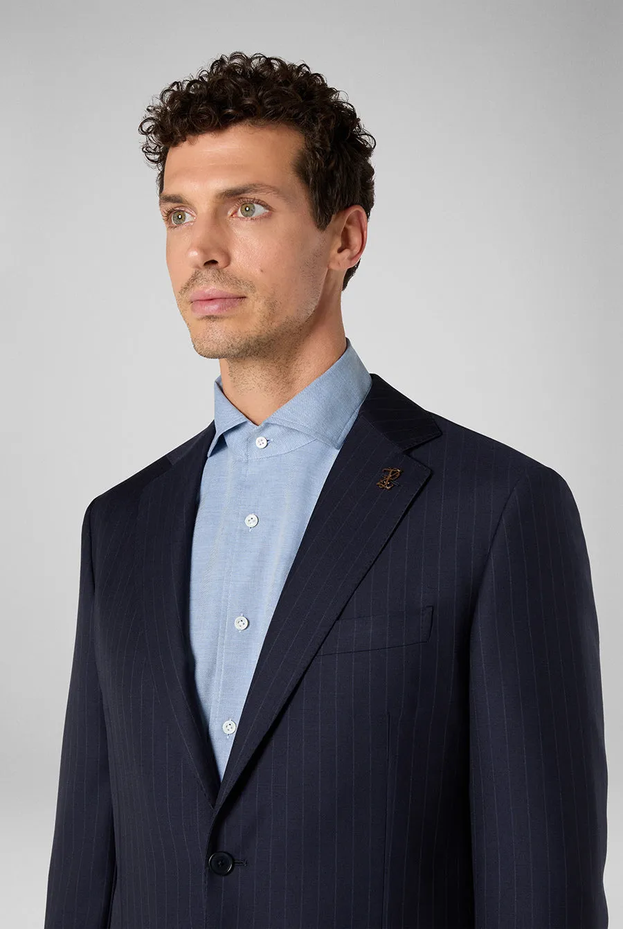 PAL ZILERI 2 Pcs Vicenza Suit | Navy Pinstripe