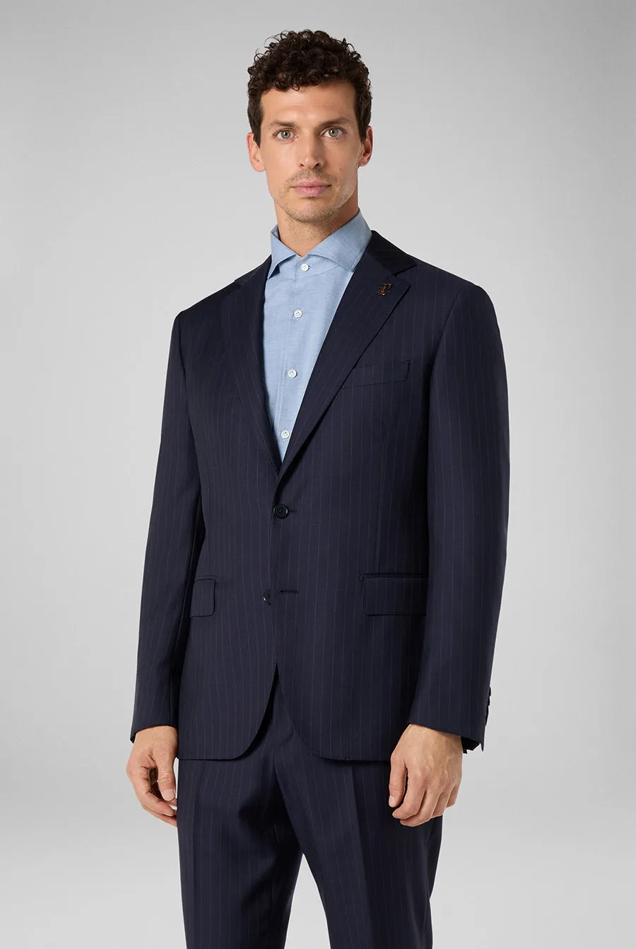 PAL ZILERI 2 Pcs Vicenza Suit | Navy Pinstripe