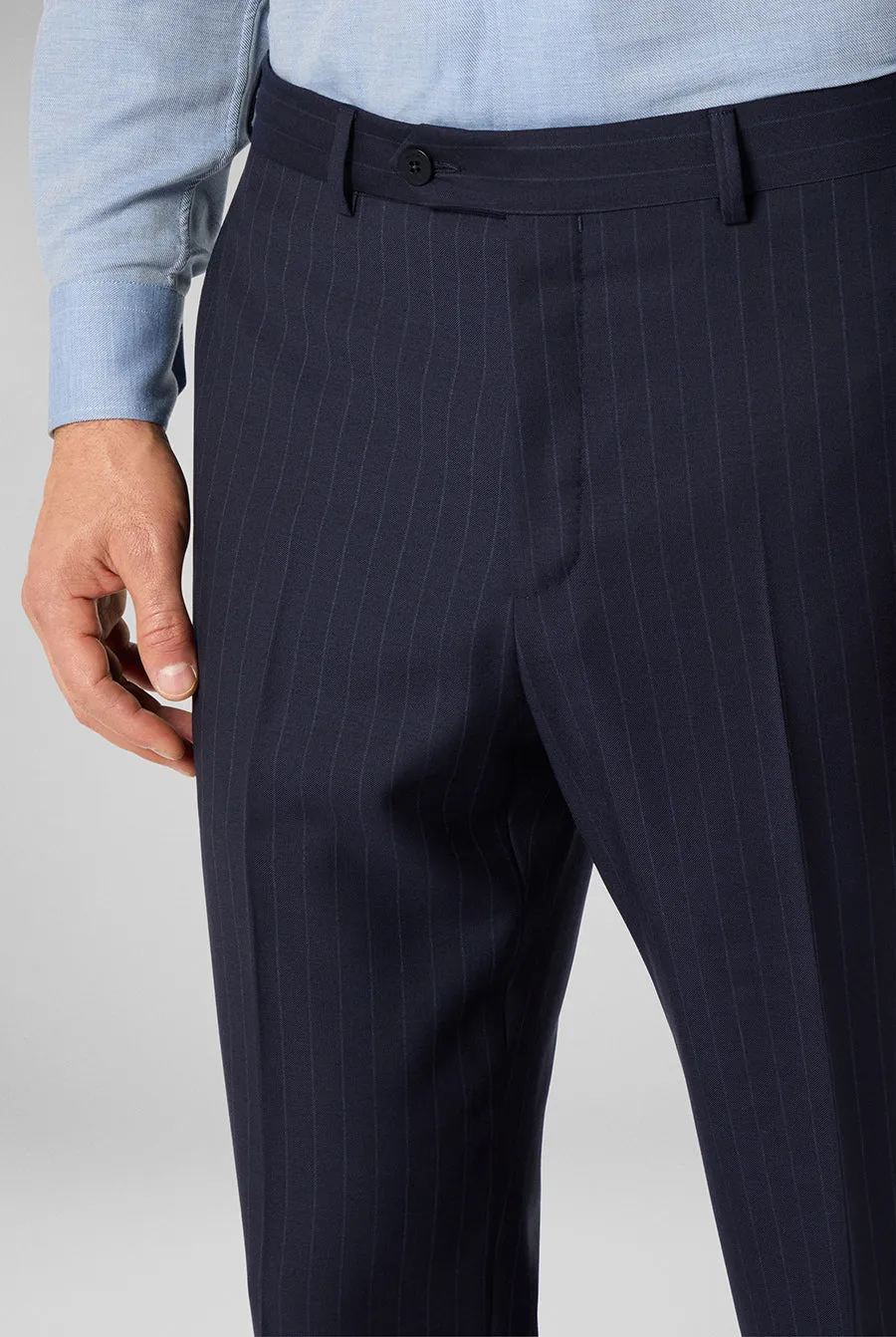 PAL ZILERI 2 Pcs Vicenza Suit | Navy Pinstripe