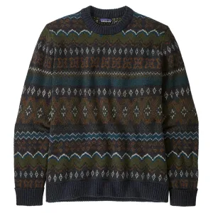 Patagonia Men's Recycled Wool-Blend Sweater - Helmsman/Smolder Blue