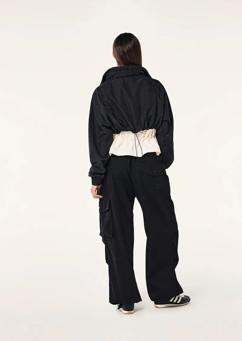 P.E NATION Shelter Jacket - Black/White