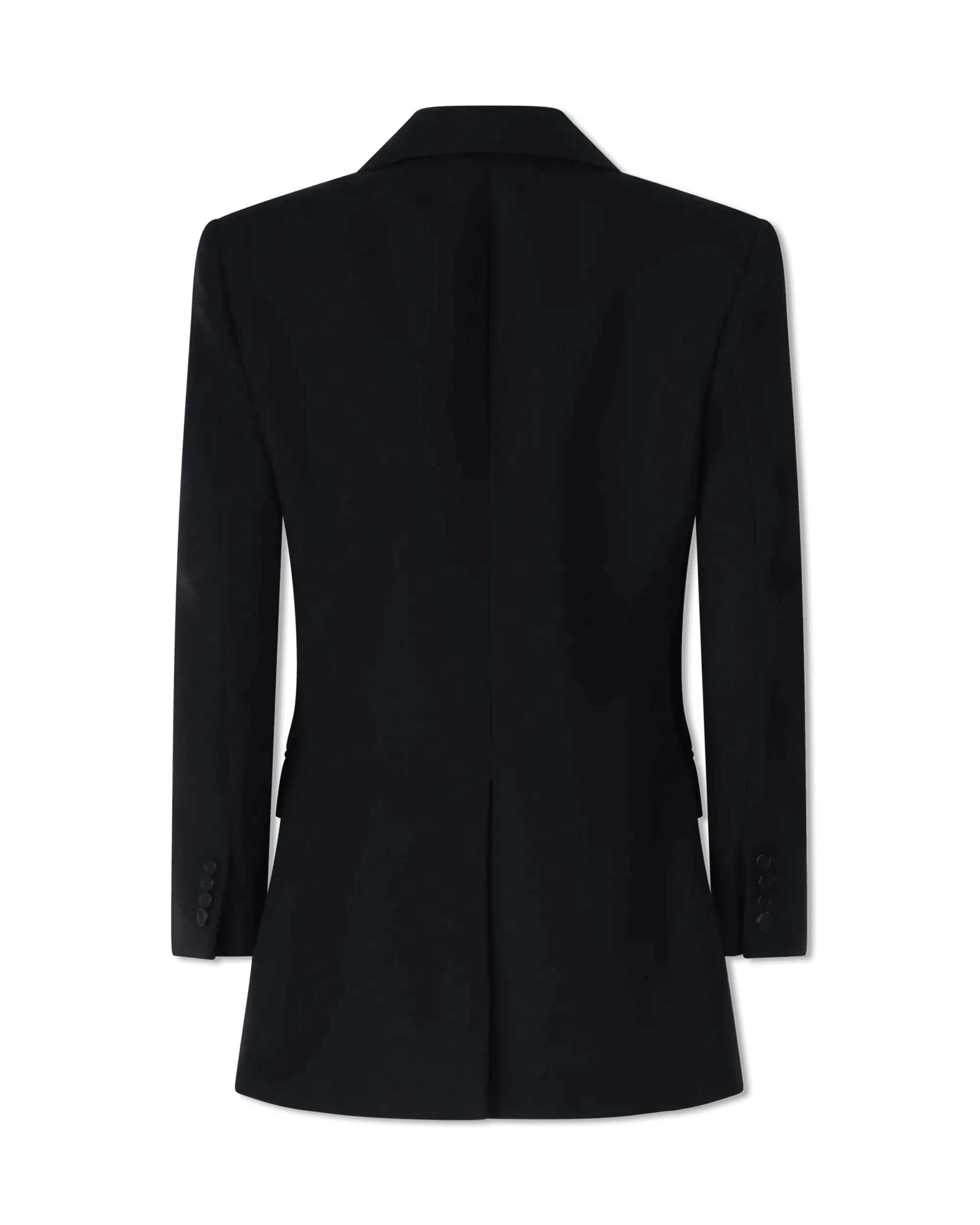 Peak Lapel Wool Blazer