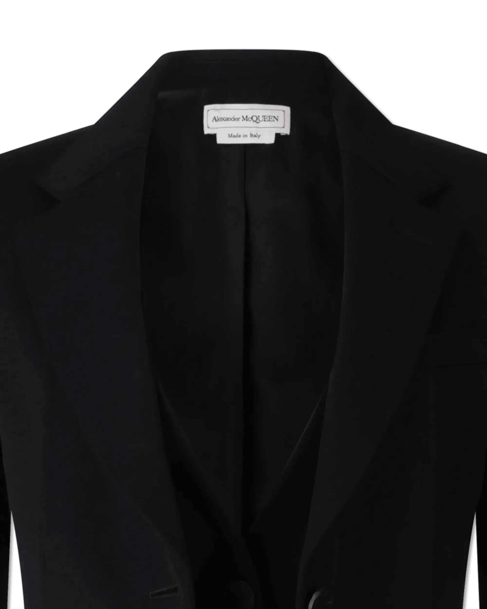 Peak Lapel Wool Blazer