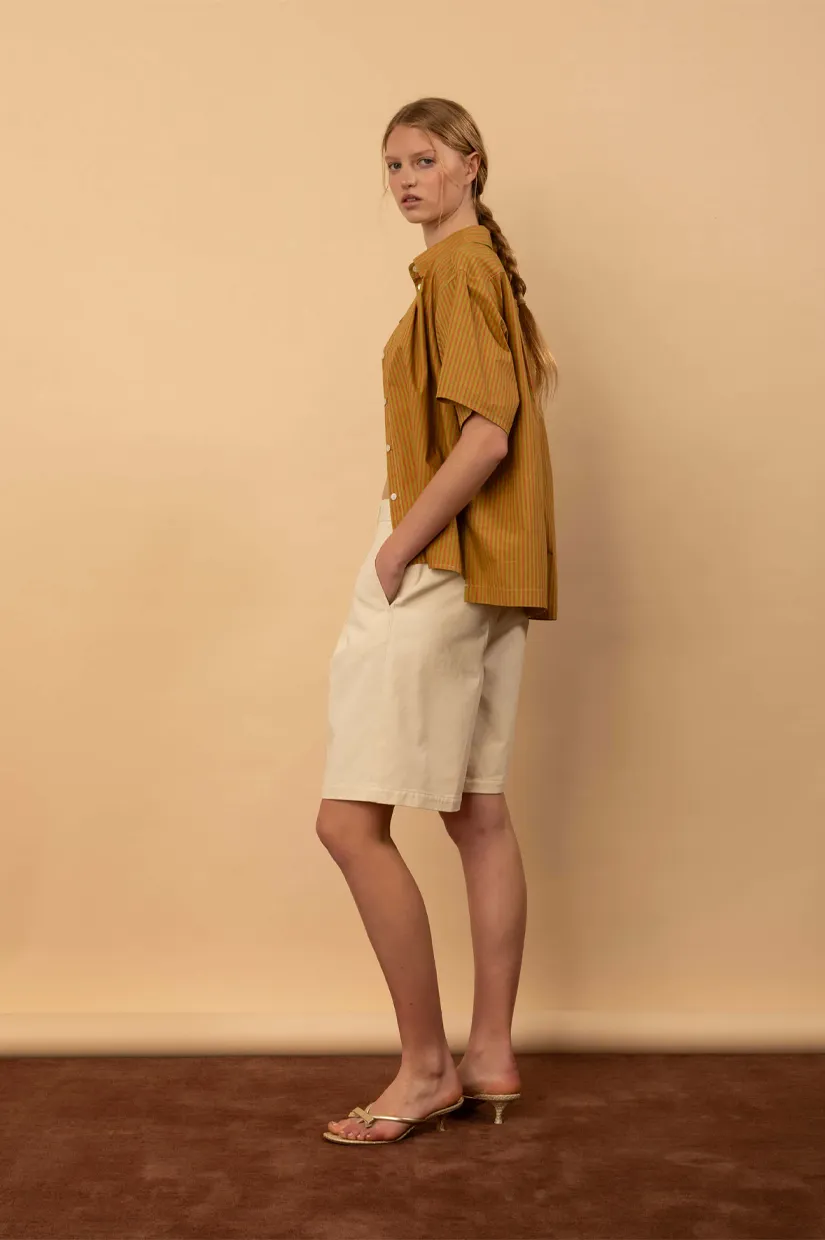 Penny Sage Remy Shorts - Creme