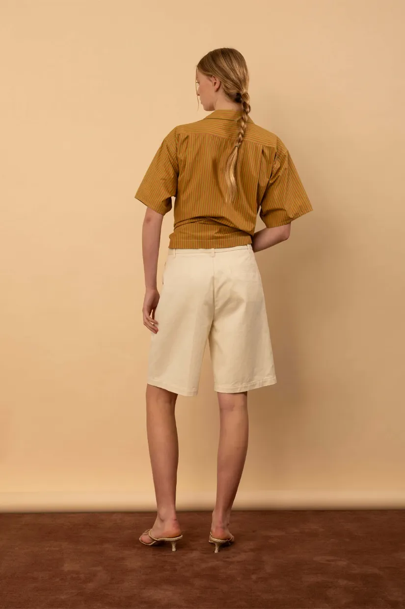 Penny Sage Remy Shorts - Creme