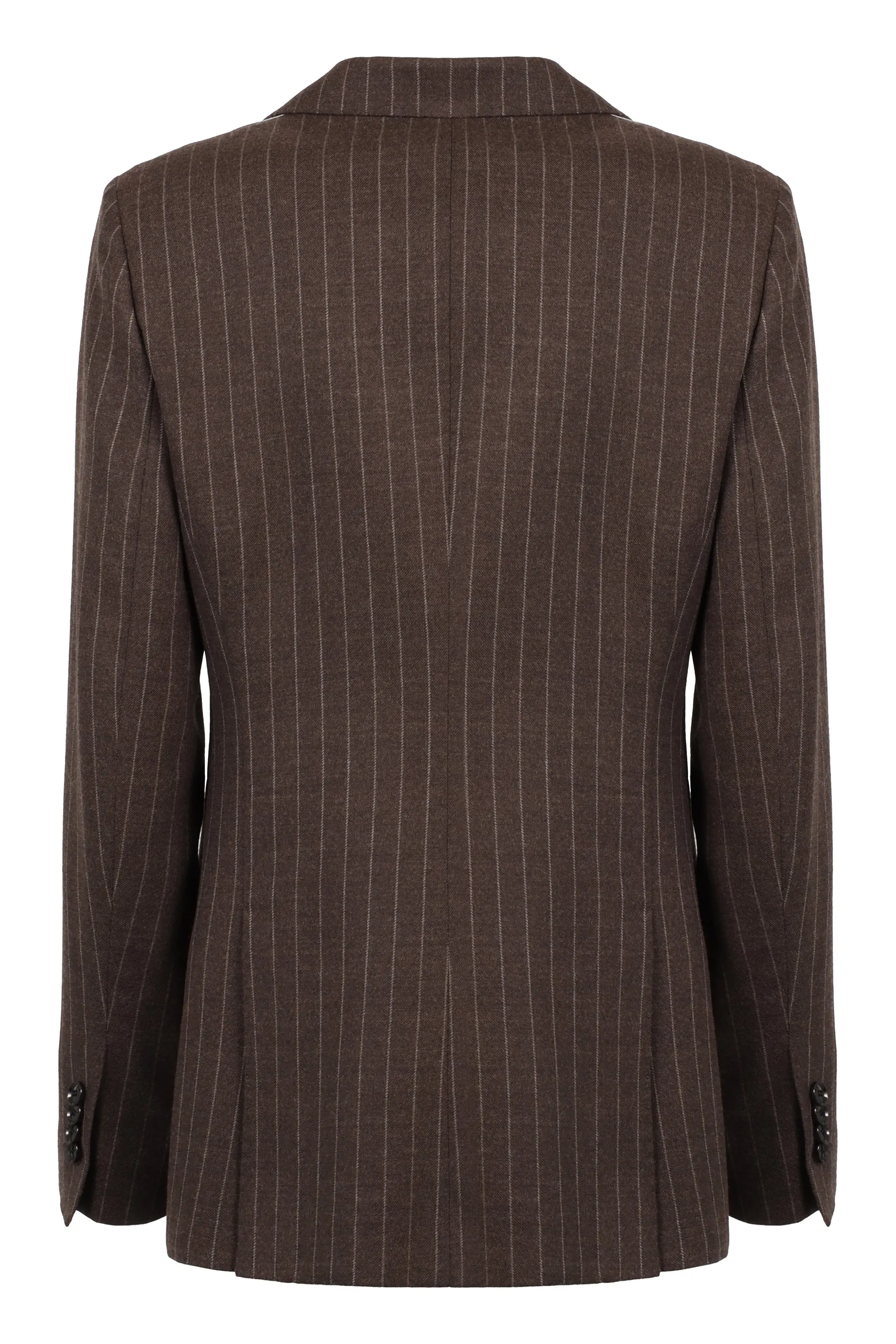 Pinstripe double breasted blazer