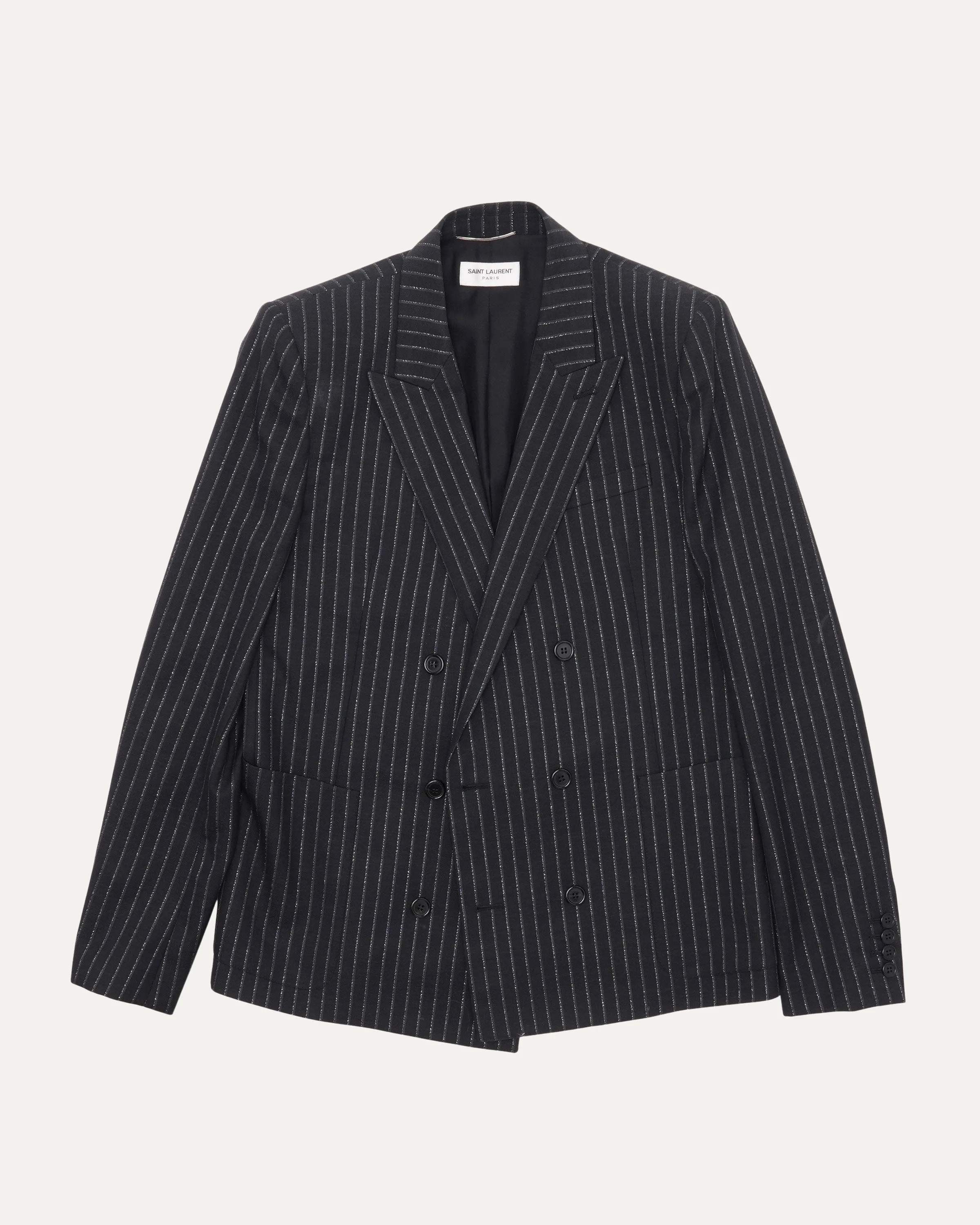 Pinstripe Double Breasted Jacket