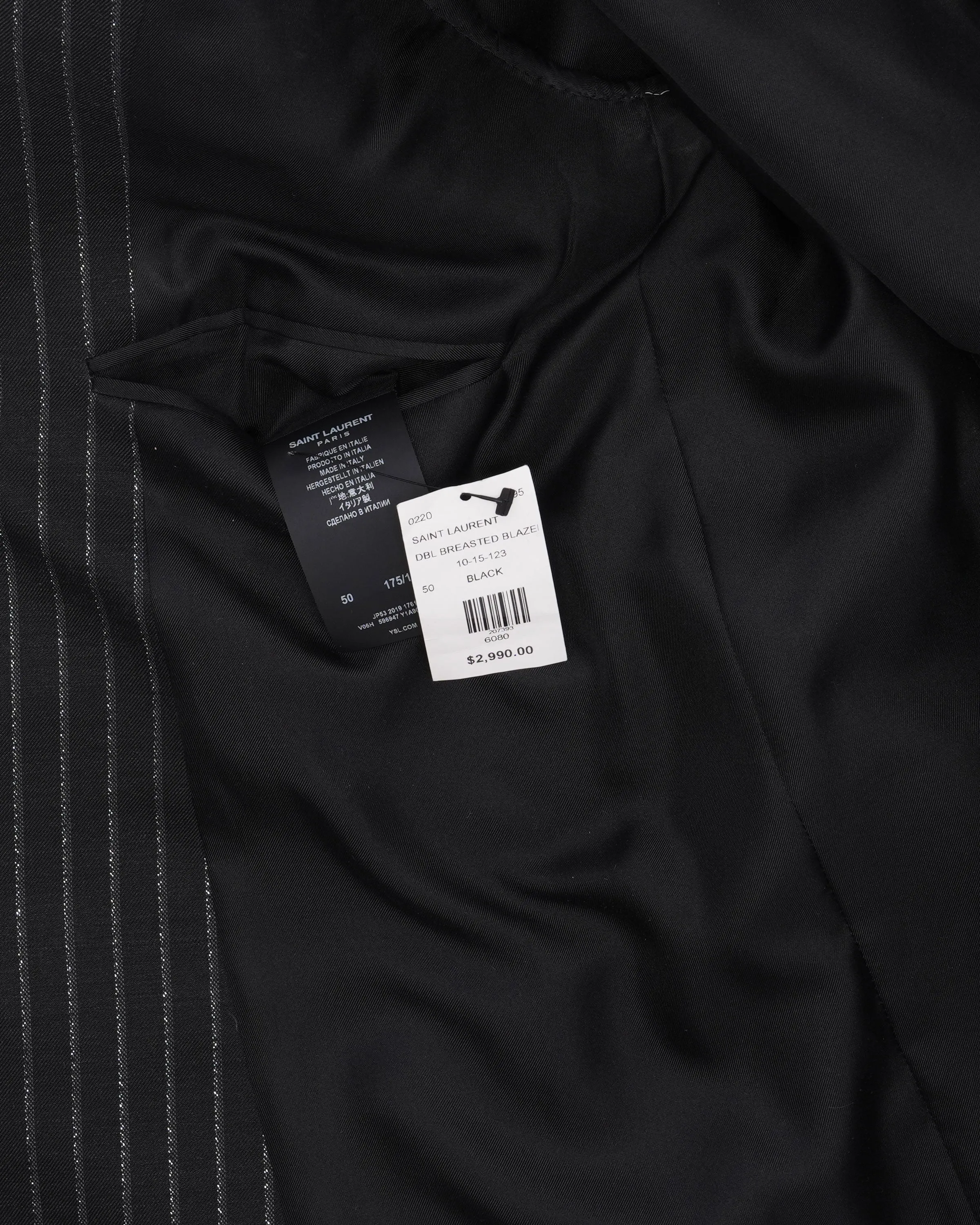 Pinstripe Double Breasted Jacket
