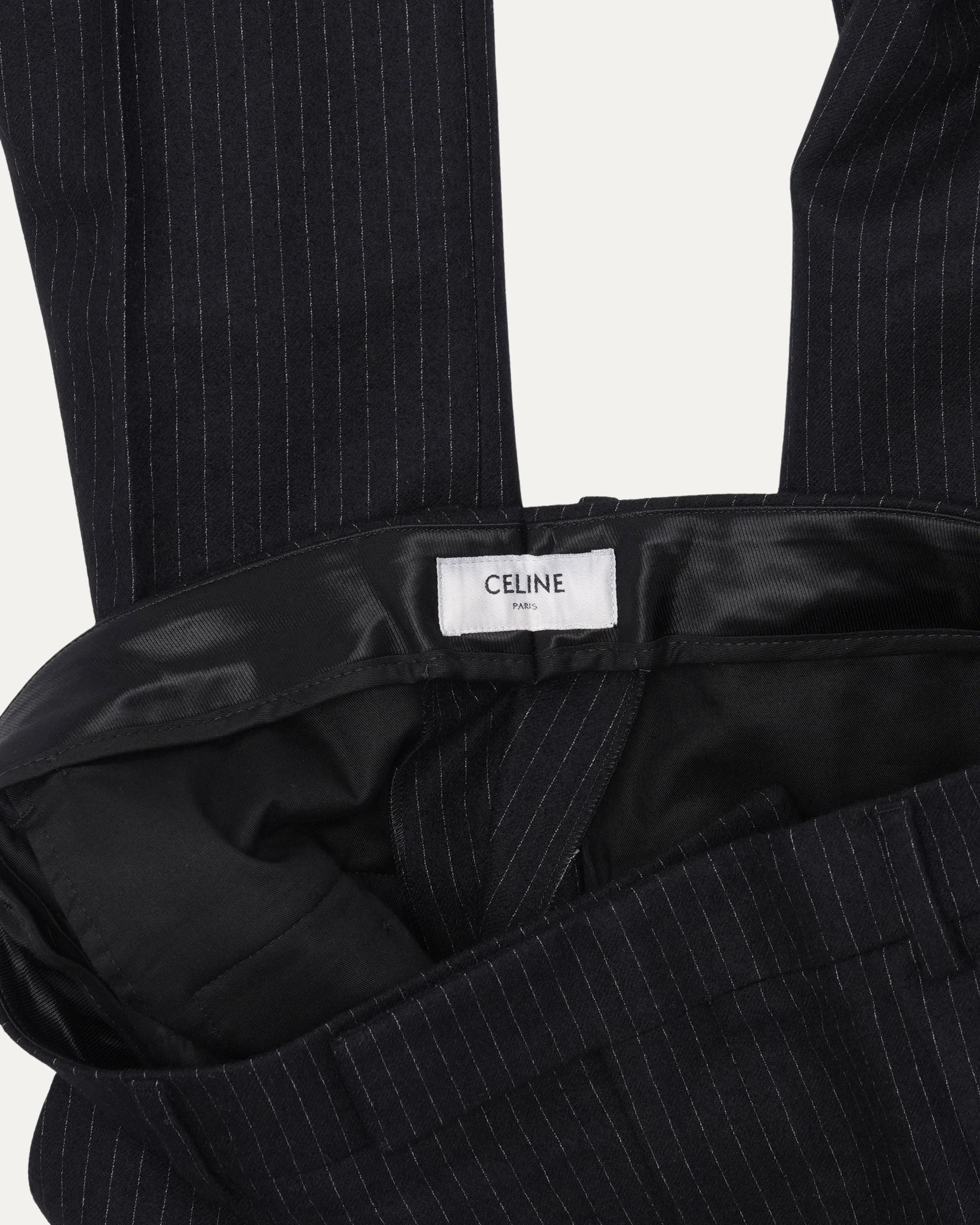 Pinstripe Inverse Lapel Suit