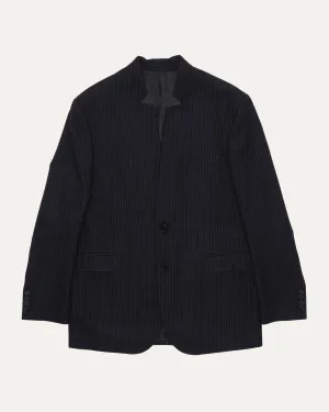 Pinstripe Inverse Lapel Suit