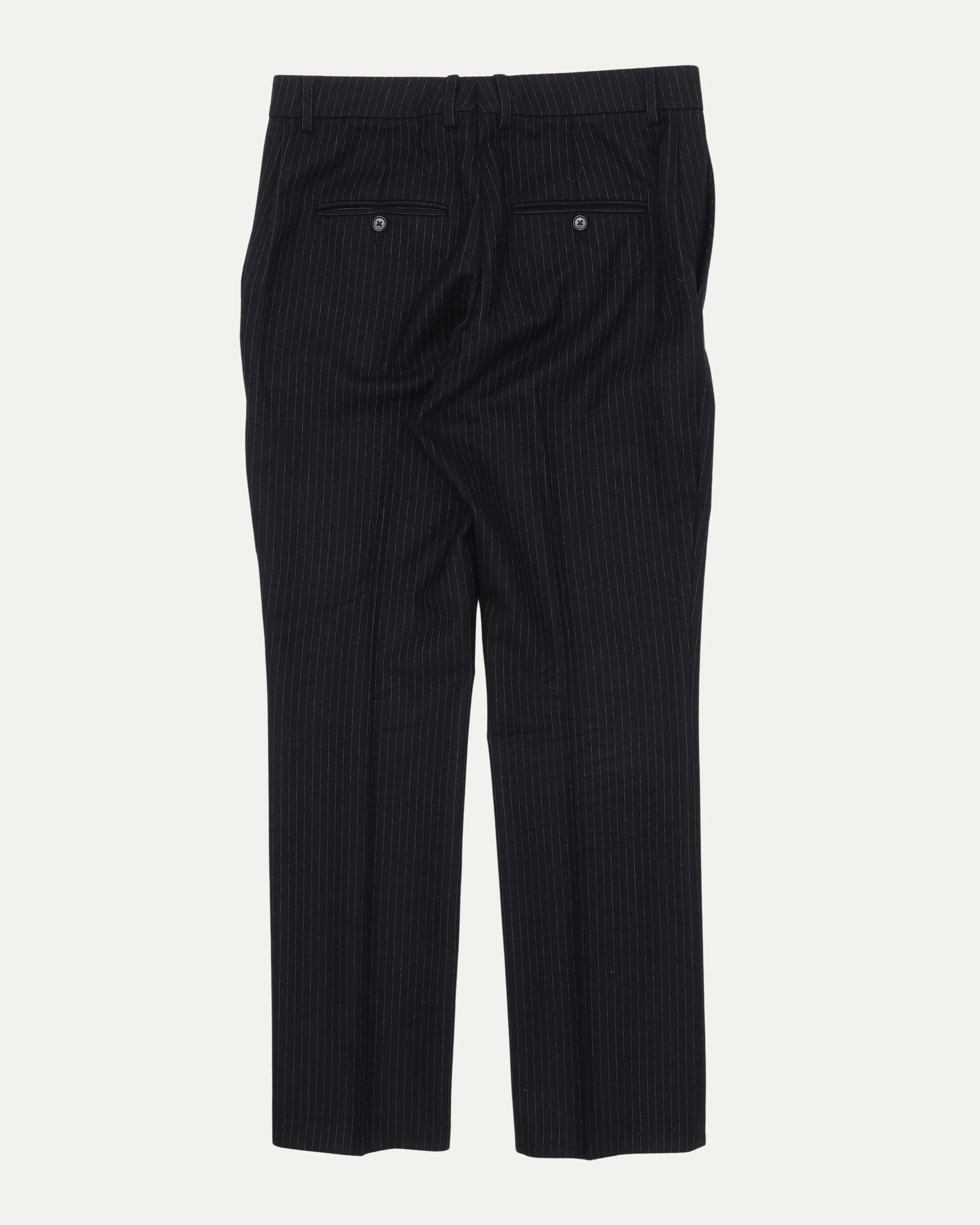 Pinstripe Inverse Lapel Suit