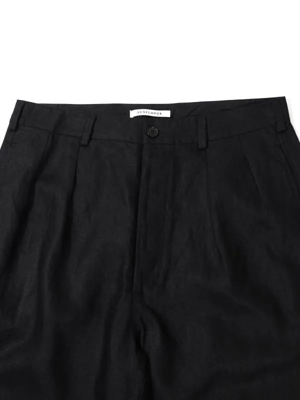 PLEATED LINEN PANT