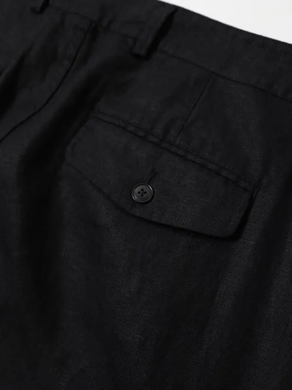 PLEATED LINEN PANT