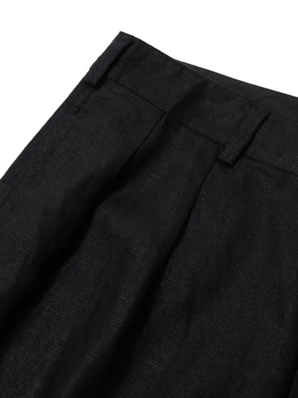 PLEATED LINEN PANT