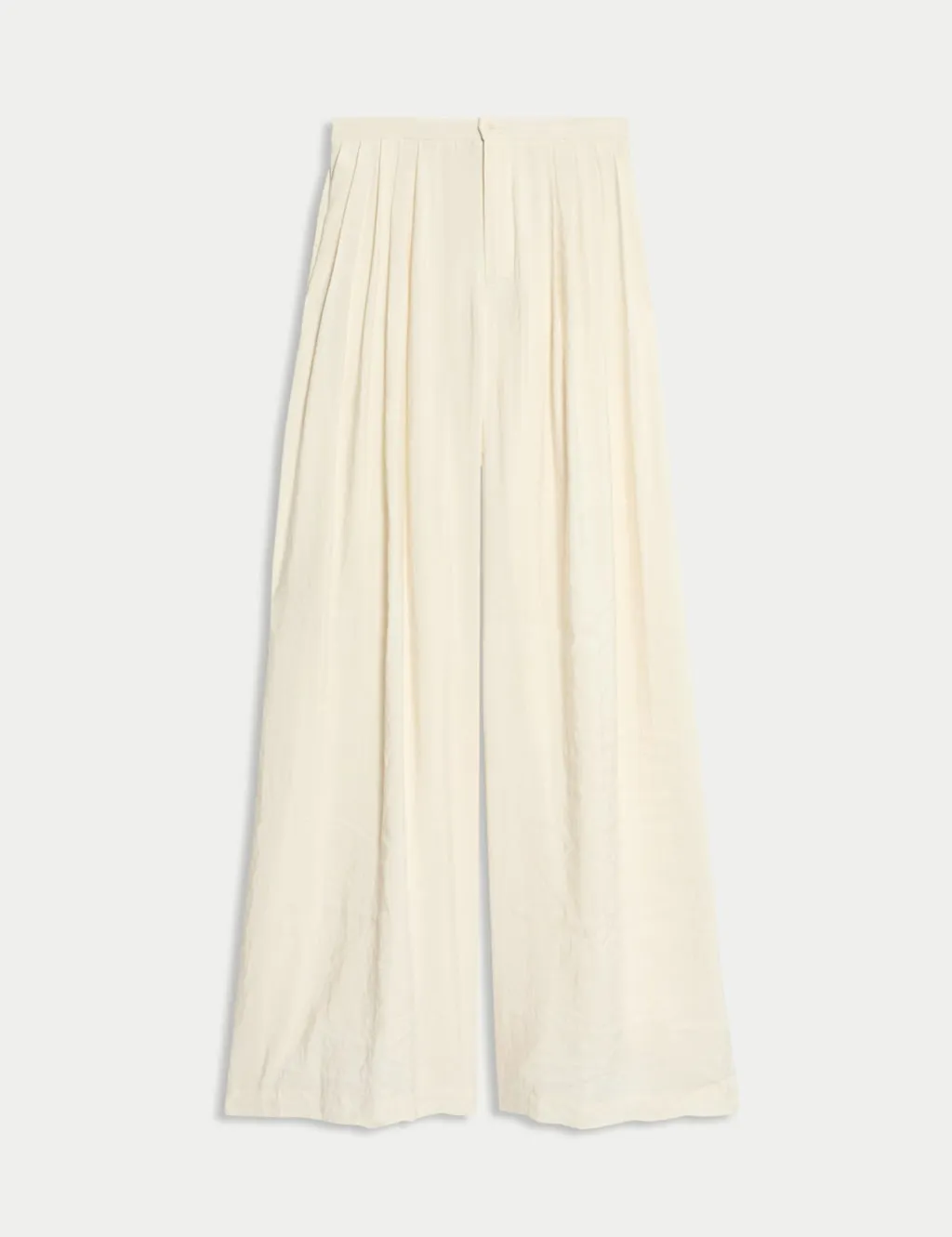 Pleated Palazzo Trousers