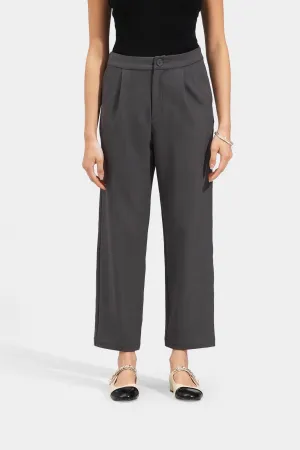 Pleated Tapered Trousers