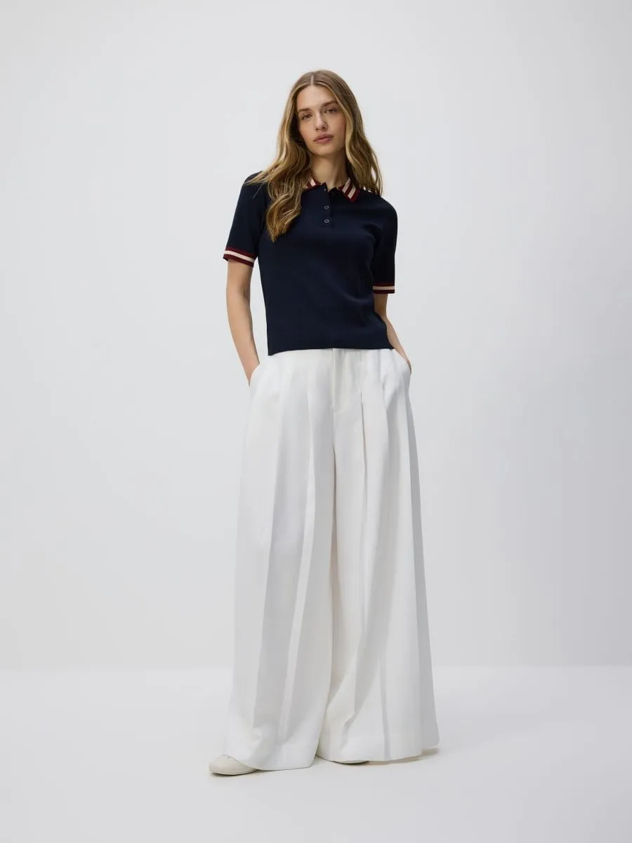 Pleated trousers