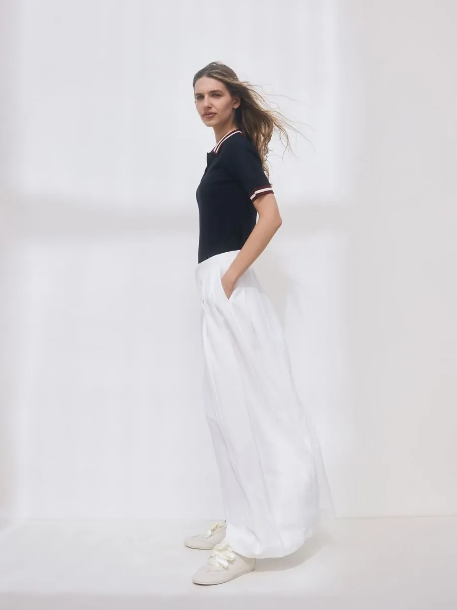 Pleated trousers