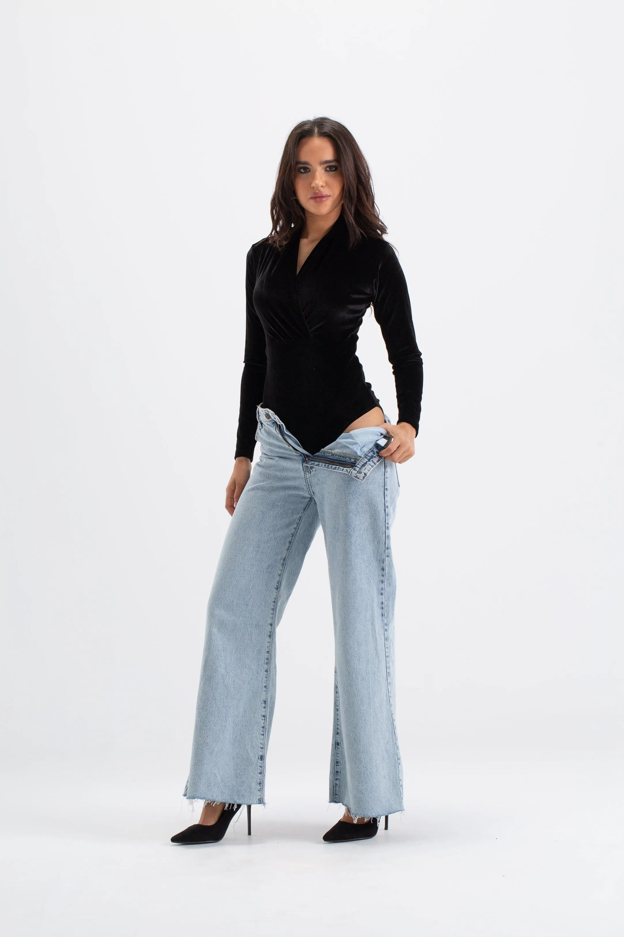 Plunge V-Neck Bodysuit