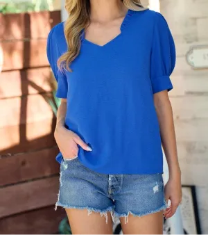 Plus Size Airy Bloom Top/ More Colors