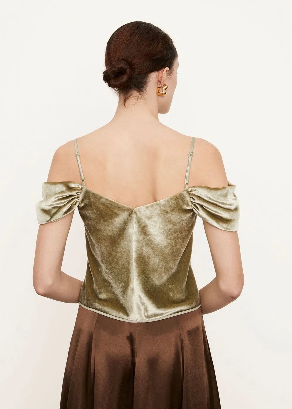 Poet Strap Slip Cami (Pistachio)
