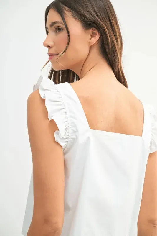Poppy Front Tie Top