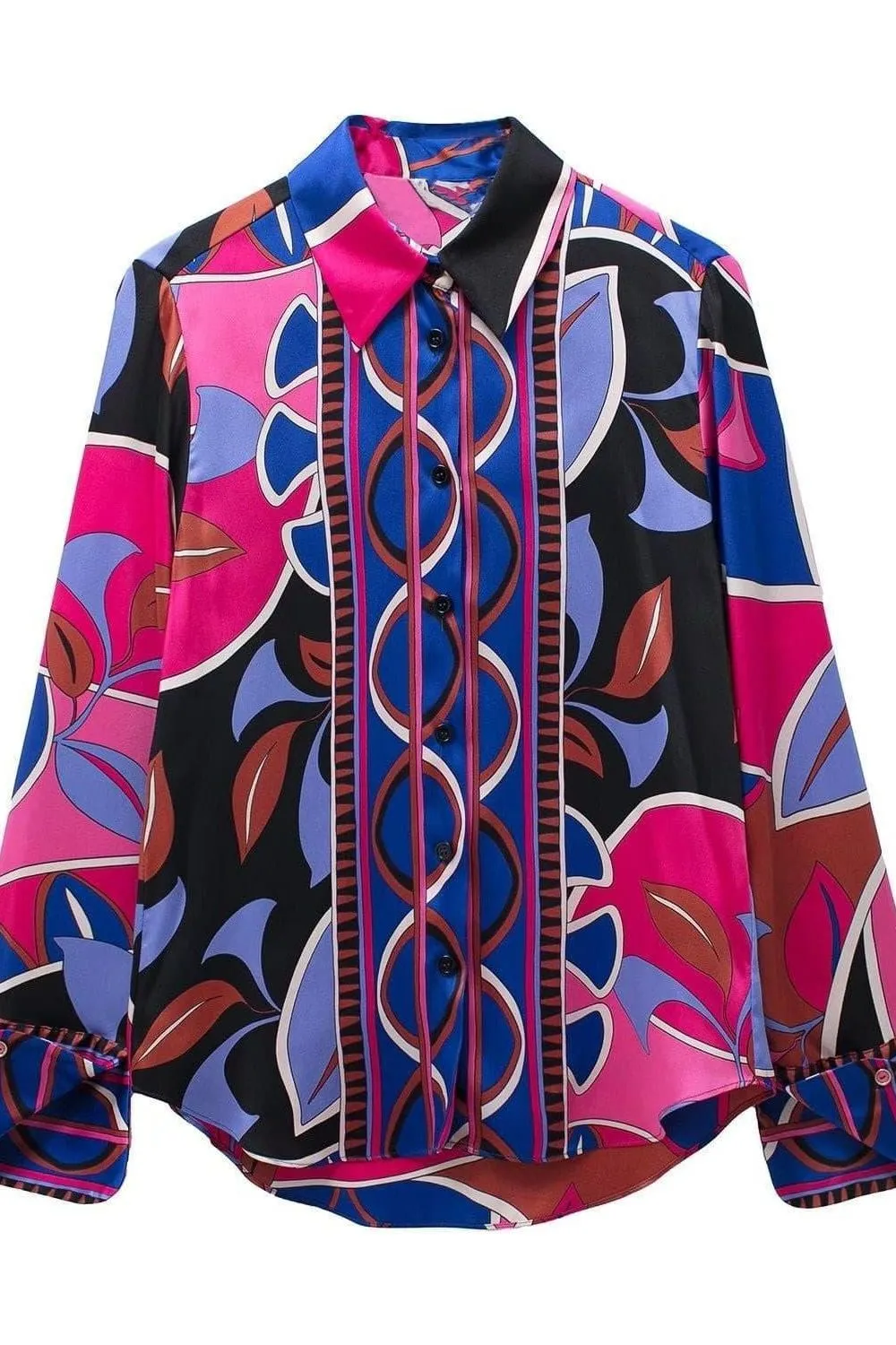 Printed drape suit 2 pieces