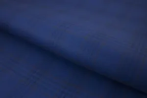 Prussian Blue Plaid Check Suit