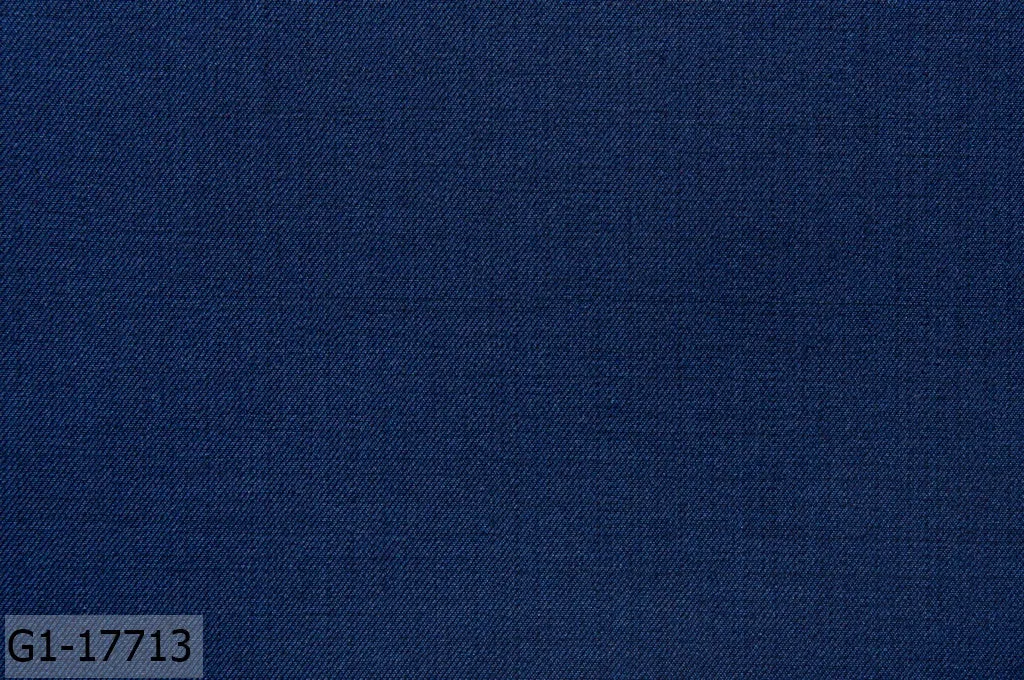 Prussian Blue Texture Plain Suit