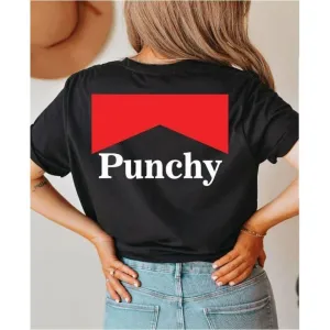 Punchy graphic T