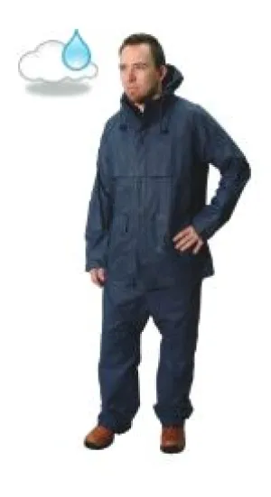 Rain suit Navy Nylon X Large
